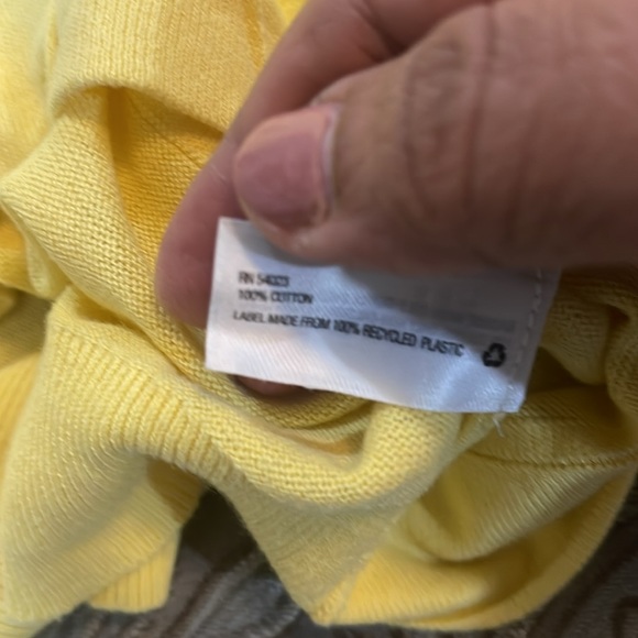 Gap, yellow, 3/4 sleeve cardigan - Picture 5 of 5